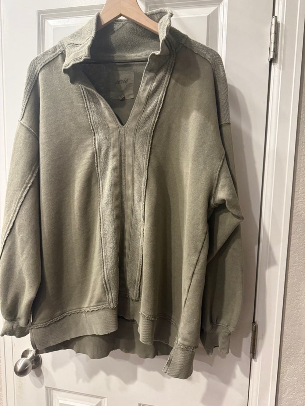 American Eagle AE Starry Skies Open Neck Sweatshirt